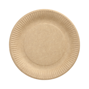 100 Borden, karton “pure” rond Ø 23 cm bruin