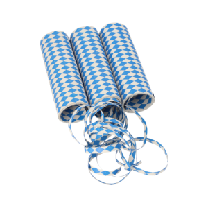3 Serpentines 4 m “Beiers blauw” brandvertagend