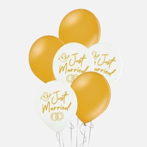 Just Married Ballonnen – 6 Stuks