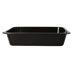 50 Magnetronschalen, PP 1-vaks 1330 ml 4,9 cm x 22,7 cm x 17,8 cm zwart