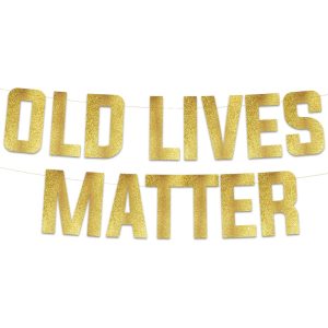 Old Lives Matter Slinger Goud – 150cm