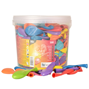 Ballonnen assorti kleuren doos van 500