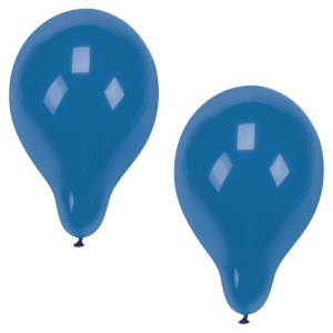 Ballonnen blauw 25cm set van 10