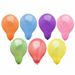 Ballonnen latex assorti kleuren set van 100