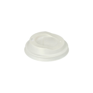 Deksel C-PLA wit Ø 8 cm 2,1 cm set van 50