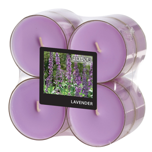Geurkaarsen viooltje Lavendel set van 8 GALA Flavour Maxi