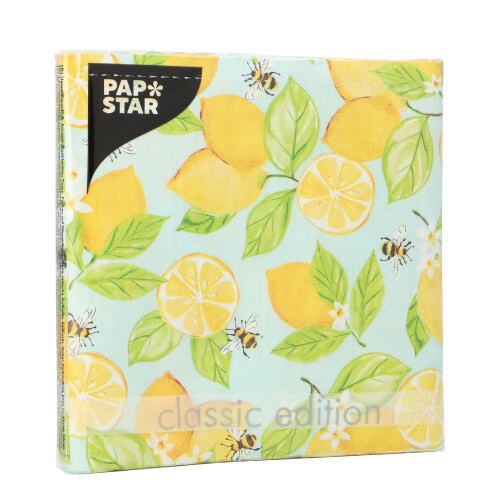 Servetten papier Lemon Grove 20 stuks - Afbeelding 3