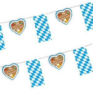 Vlaggenslinger papier Oktoberfest 4m