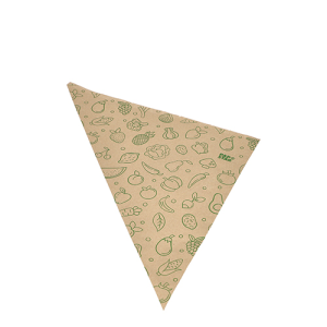 Puntzakken kraftpapier bruin 44x31x31 cm set van 1000 Fruits & Vegs