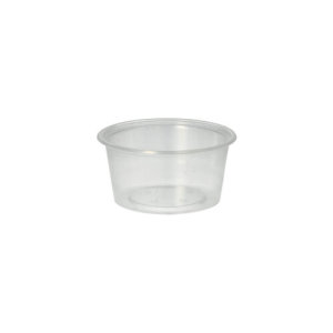 Dressingschaaltjes plastic transparant set van 50 80ml