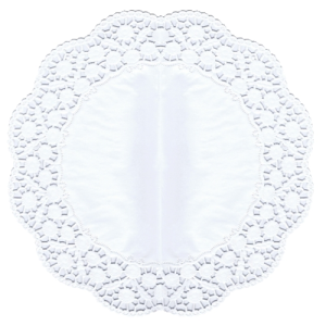 Taartranden wit 36cm