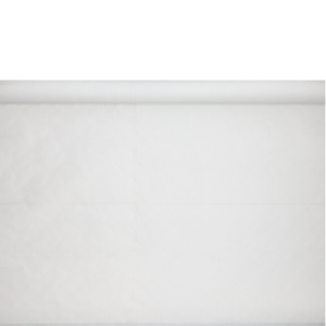 Tafelkleed papier met damastprint 10 m x 1,2 m wit