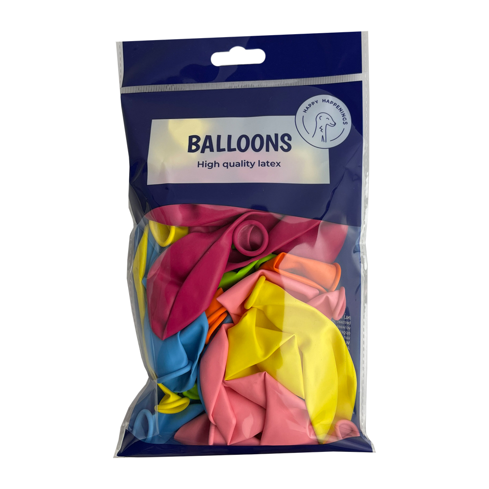 Multicolor Ballonnen Mix – Pastel Regenboog – 30 Stuks - Afbeelding 4